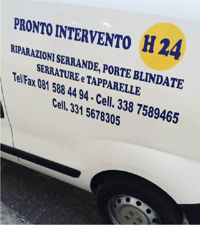 furgone riparazione serrande napoli